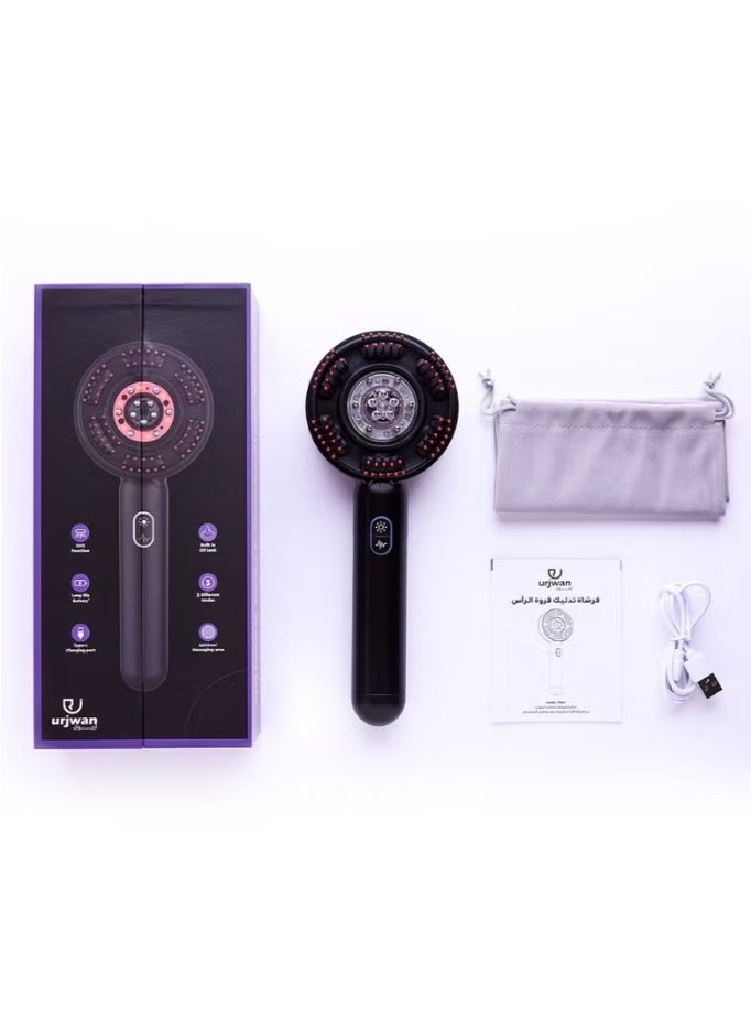 Urjwan Hair Massager, Portable Smart Scalp Hairbrush, Multifunctional 3-in-1 Electric Scalp Massage Comb, Head Massager - Image 3