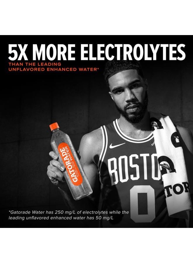 Gatorade Water, Unflavored, Electrolyte infused for great taste, Alkaline PH 7.5 or higher, 20 Fl Oz (Pack of 12) - Image 3