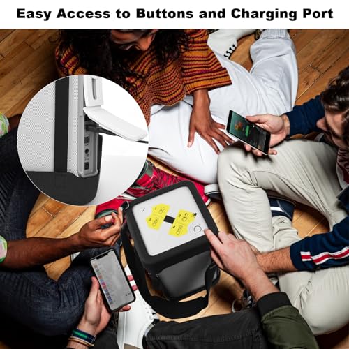 TXEsign Travel Carrying Case for Ultimate Ears HYPERBOOM Portable Speaker EVA Case Protective Replacement Cover w Shoulder Strap for HYPERBOOM Speaker - Image 3