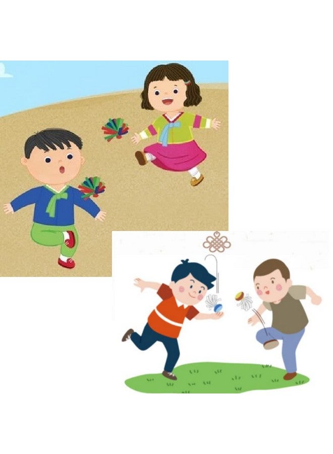 GASHINA STORY Jaegi with The Bell (Jegi chagi) Korean Old Game 5 pcs + Korean Game Invitation Card 1P - Kick Shuttlecock, Hackysack (Random Color) 제기차기 - Image 5