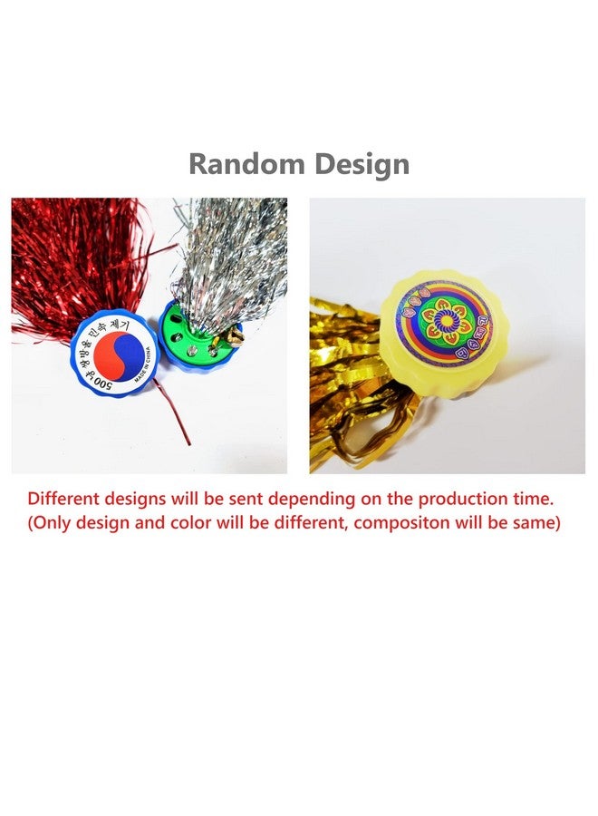 GASHINA STORY Jaegi with The Bell (Jegi chagi) Korean Old Game 5 pcs + Korean Game Invitation Card 1P - Kick Shuttlecock, Hackysack (Random Color) 제기차기 - Image 3