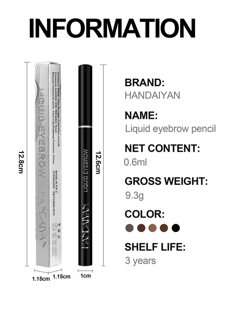 Handaiyan - Liquid Eyeliner Long-Wearing Sweat-And Humidity-Resistant Smudge-Proof Waterproof Ultra-Fine Multi-Functional Eyebrow Pencil & Eyeliner Multiple Use - Image 1