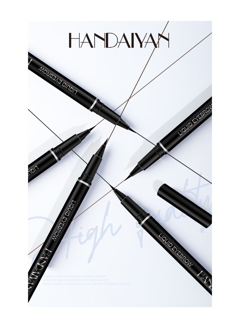 Handaiyan - Liquid Eyeliner Long-Wearing Sweat-And Humidity-Resistant Smudge-Proof Waterproof Ultra-Fine Multi-Functional Eyebrow Pencil & Eyeliner Multiple Use - Image 1