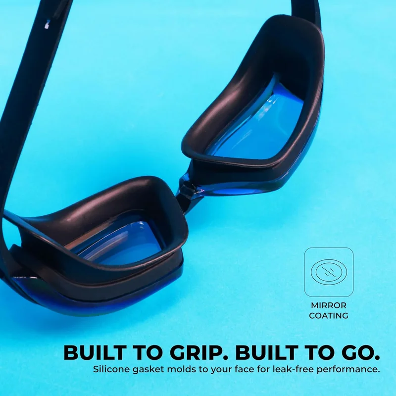Nivia  NIVIA Viper 2.0 Swimming Goggles for Adults - Anti Fog, UV Protection, Comfortable Fit  | Best Price UAE