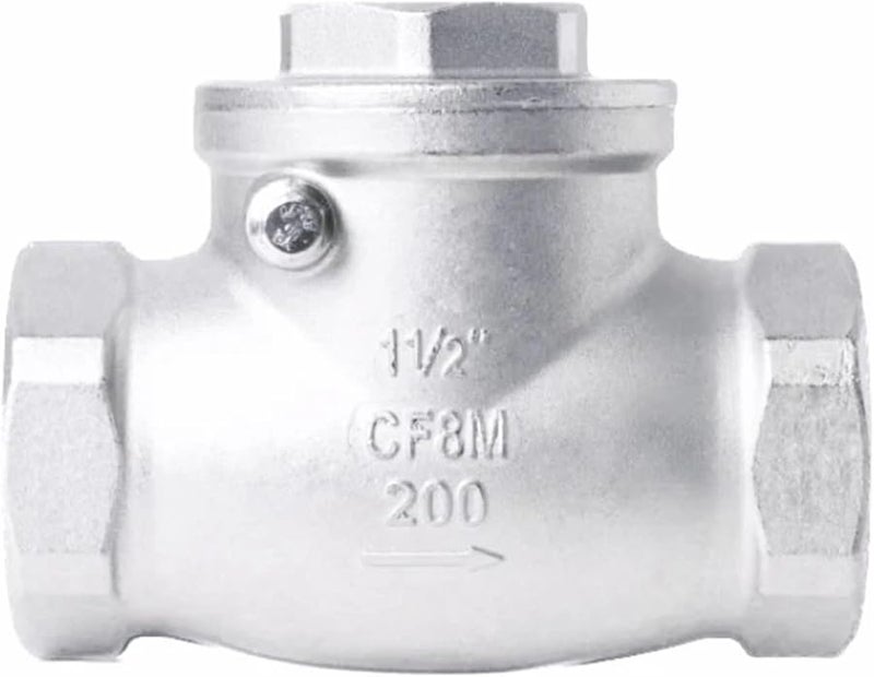 Stainless Steel Swing Check Valve DN15 Size Horizontal Non Return Valve - Image 4