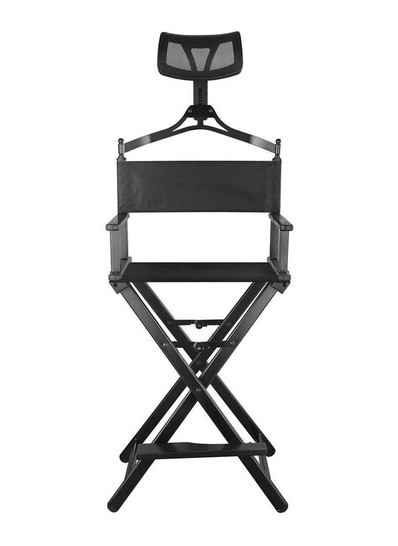 Organized Home Lightweight Aluminum Portable Professional Director Makeup Artist Chair Foldable Aluminum Makeup Director Chair Make Up Artist Chair  - Image 1