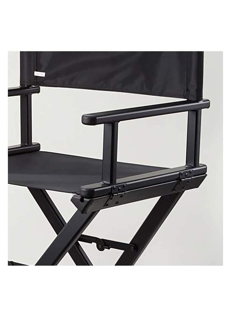 Organized Home Lightweight Aluminum Portable Professional Director Makeup Artist Chair Foldable Aluminum Makeup Director Chair Make Up Artist Chair  - Image 3