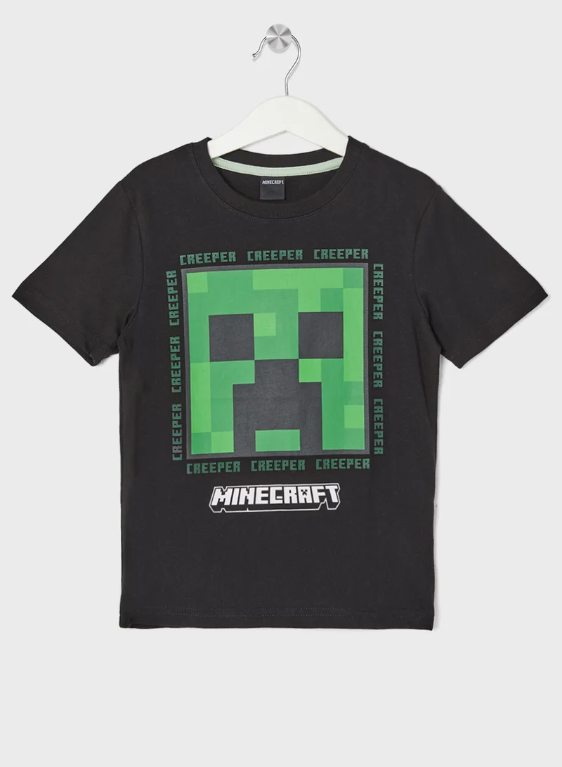 ماين كرافت Minecraft Boys Printed T-Shirt