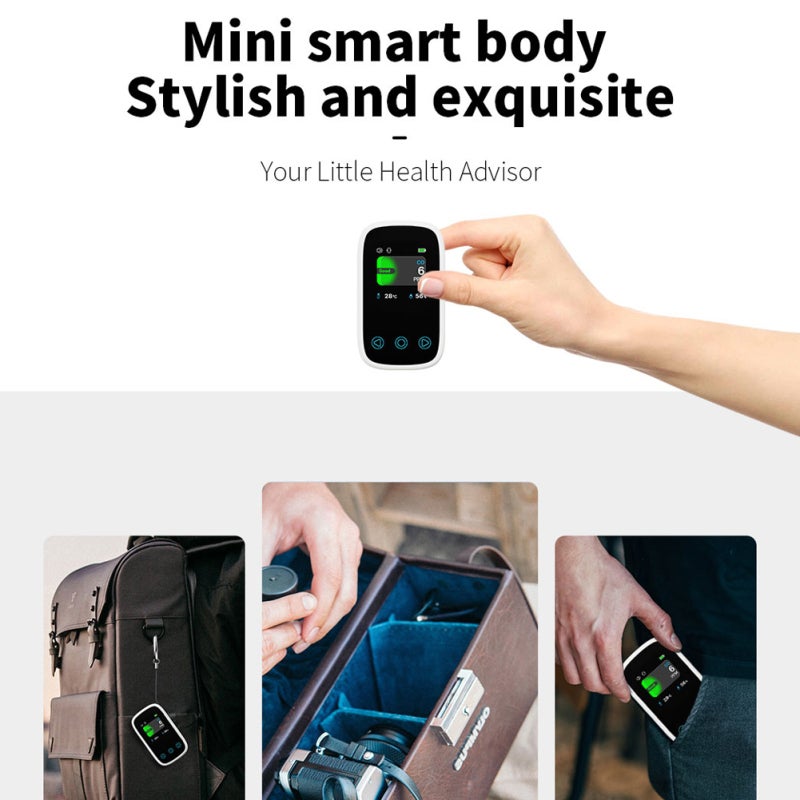 3in1 Air Quality Tester: White Compact High-sensitivity Device - Multi-function Intelligent Alarm CO Tester for Home Indoor Environment Monitoring - Image 4