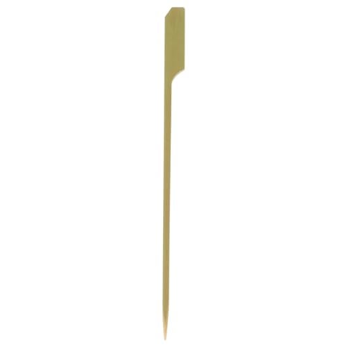 Restaurantware 6 Inch Paddle Bamboo Skewers 1000 Sturdy Disposable Bamboo Food Picks - Sturdy Paddle Head Bamboo Appetizer Picks Sustainable For Serving Appetizers and Cocktail Garnishes - Image 1