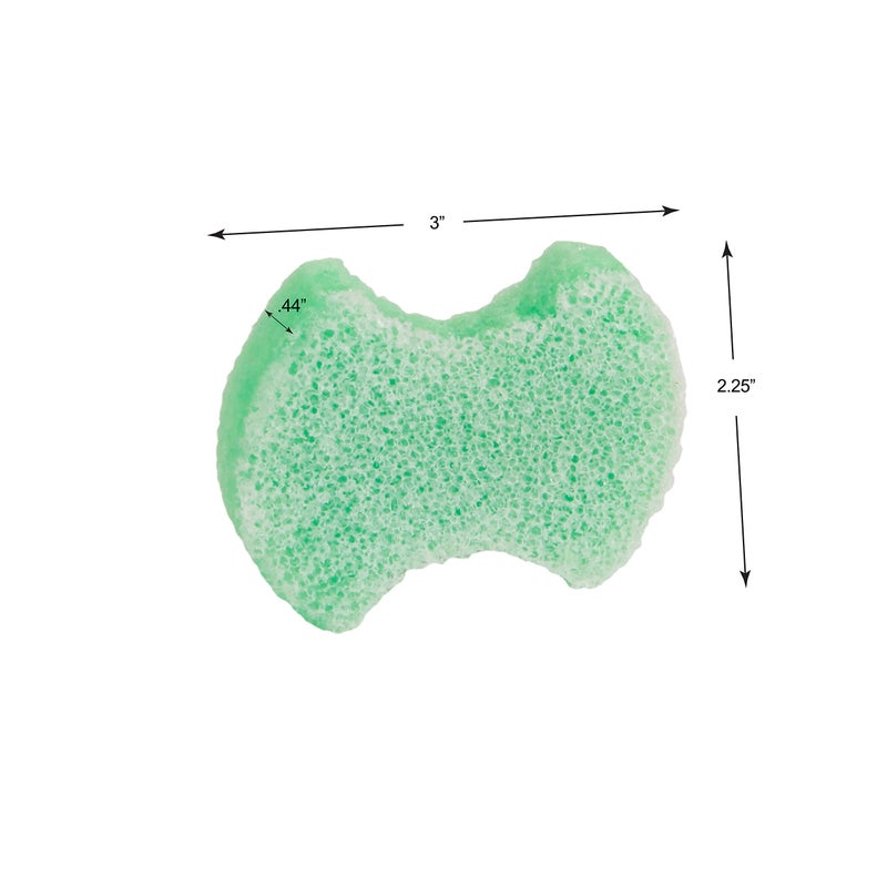 spongeables Spongables Pedi Scrub Foot Exfoliating 20+ Wash Sponge, Citron Eucalyptus, 1 Count - Image 2