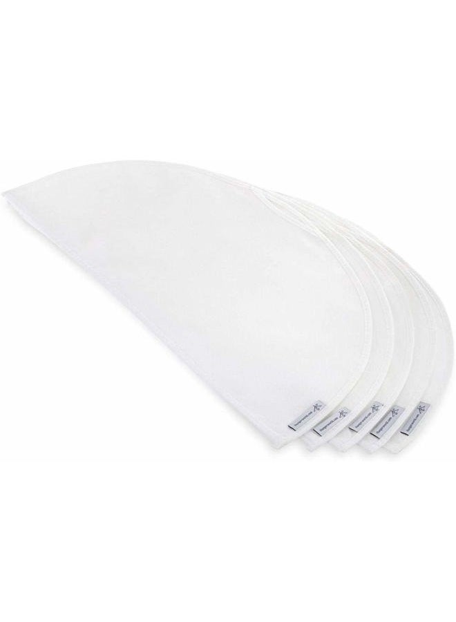 Hangerworld 10 White Shoulder Covers Shoulder Covers Clothes Bell - Image 1