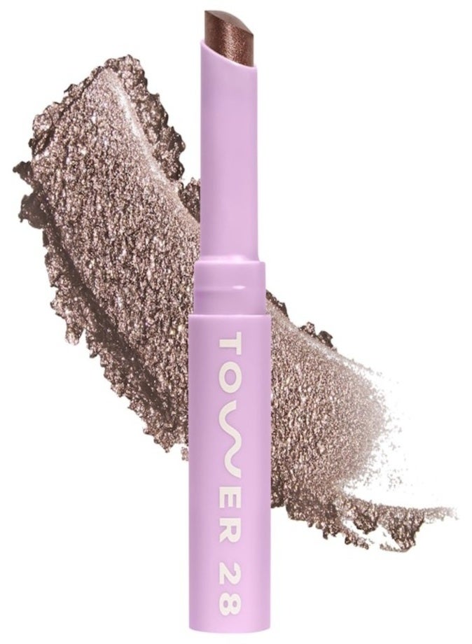 Tower 28 Beauty GoGo Cooling Shimmer 8H Eyeshadow Stick 2.8g – Whisky Long-Wear Shimmer Eye Color - Image 1