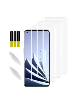 Tempered Glass Screen Protector for Oneplus 10Pro UV, Pack of 3 Screen Replacement Protector for Oneplus 10 Pro. (6.7")