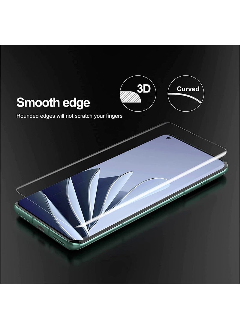 DUSALA - Tempered Glass Screen Protector for Oneplus 10Pro UV, Pack of 3 Screen Replacement Protector for Oneplus 10 Pro. (6.7") - Image 1