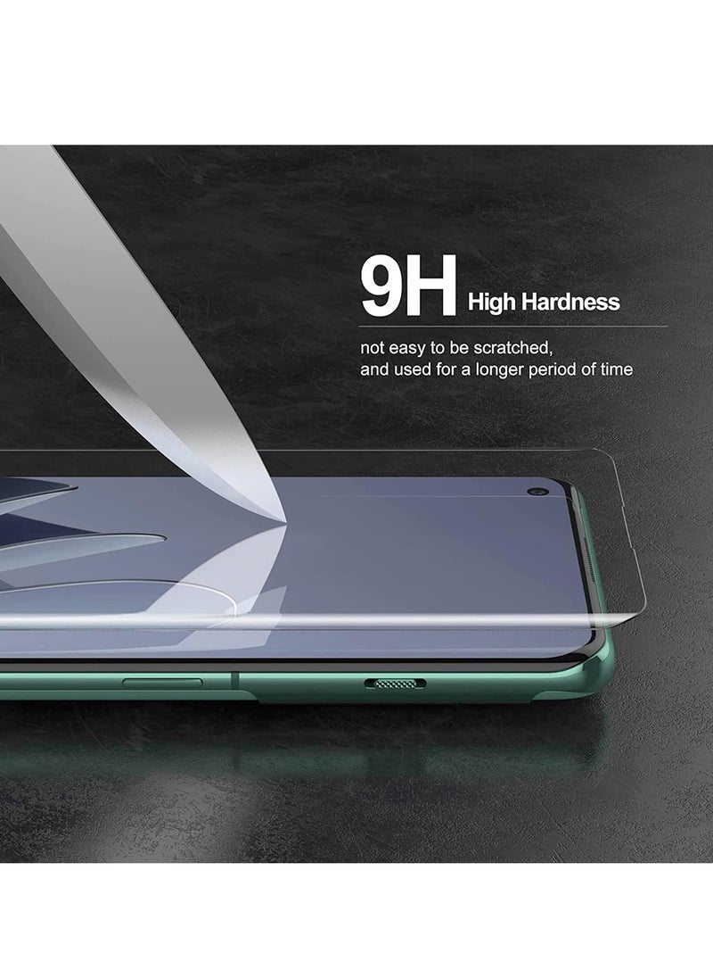DUSALA - Tempered Glass Screen Protector for Oneplus 10Pro UV, Pack of 3 Screen Replacement Protector for Oneplus 10 Pro. (6.7") - Image 1