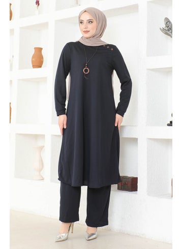 Necklace Tunic Trousers Double Suit 0580-02 Navy Blue - pzsku/ZCFAF5E8D4E01DBDB6422Z/45/_/1738793403/a68392b0-a4de-41a4-98ab-796ee544e1a1
