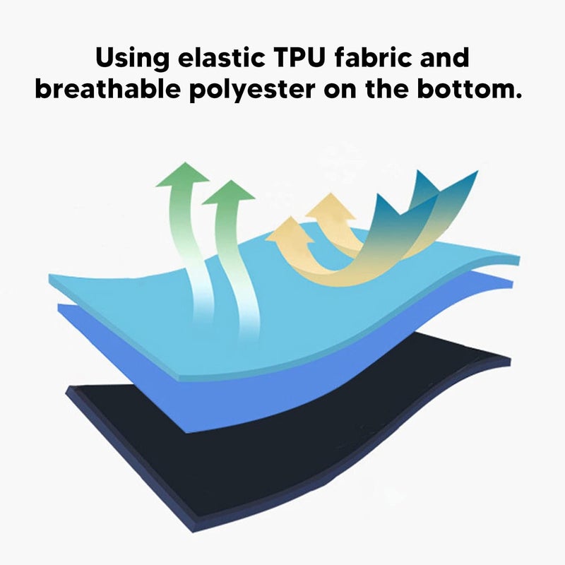 Inflatable Pillow Waist Back Cushion, Air Pillow for Travel Sleeping, Auto Inflation Ergonomic Support with TPU Valve, Foldable Neck and Lumbar Pillow for Car Office (Blue Camouflage) - Image 5
