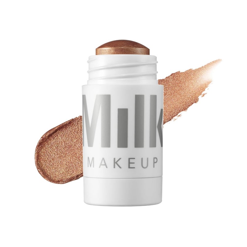 MILK MAKEUP Milk Makeup Highlighter, Spark (Golden Copper) - 0.21 oz - Dewy Cream Highlighter Stick - Blendable & Buildable - 1,000 Swipes in Every Stick - All Skin Types - Vegan, Talc Free & Cruelty Free