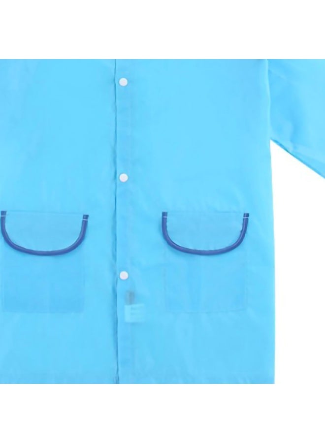 NajmStyle Children's Raincoat with Membrane Design Cute Cartoon Shape Convenient Drawstring Collar for Kids Outdoor Activities - Image 5