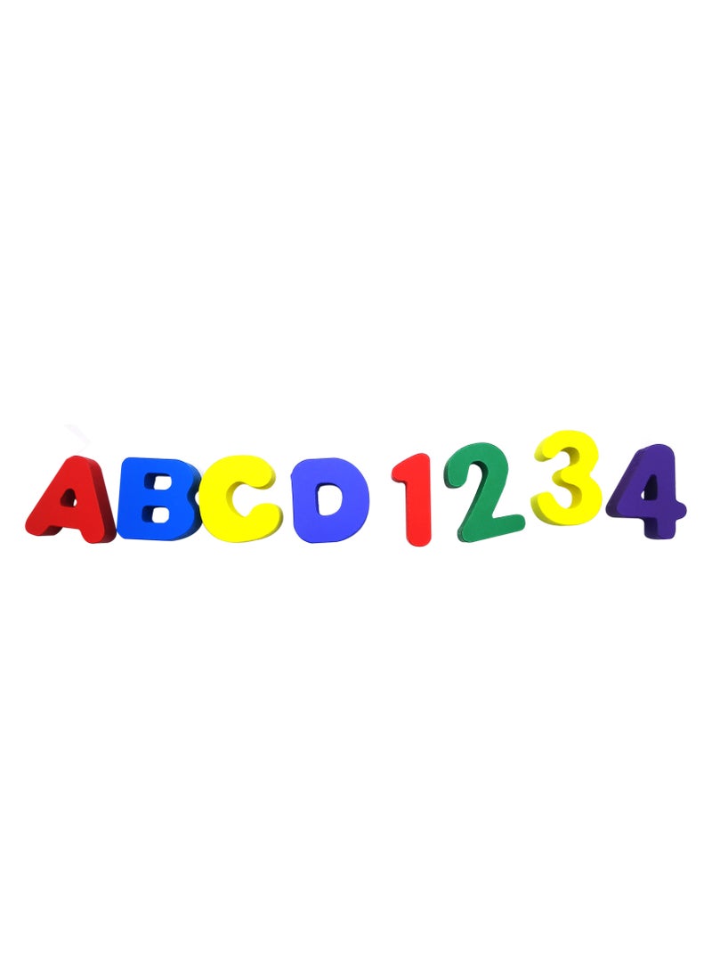 asmat Educational Wooden Numbers ,alphabet and Math Symbols Toy, Wooden English Numbers and Math Symbols for Kids  - Image 1