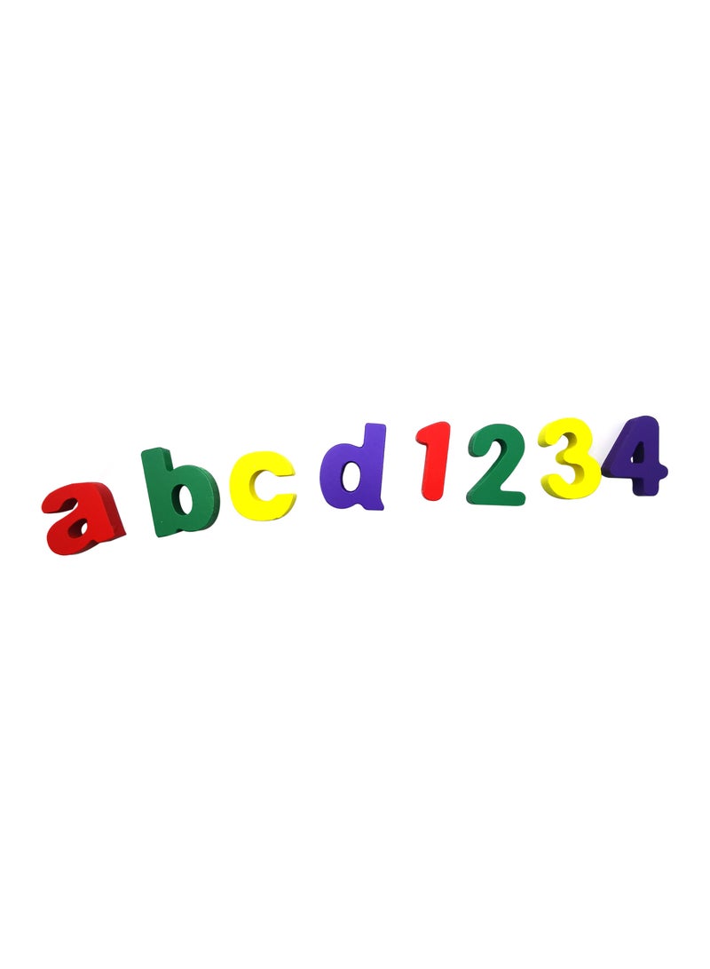 asmat Educational Wooden Numbers ,alphabet and Math Symbols Toy, Wooden English Numbers and Math Symbols for Kids  - Image 2