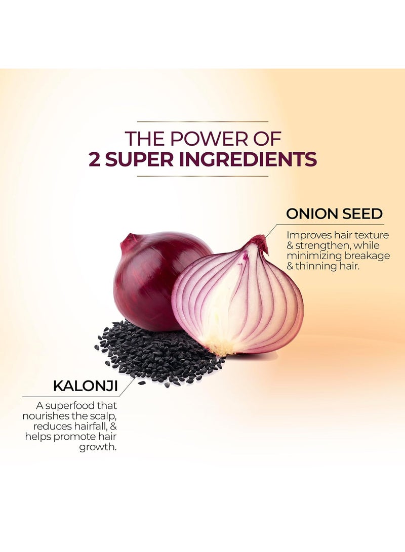 LAFZ Onion & Kalonji Shampoo for Hair Fall Control | Promotes Hair Growth | Enriches and Nourishes the Hairs, 1000 ml - Image 5