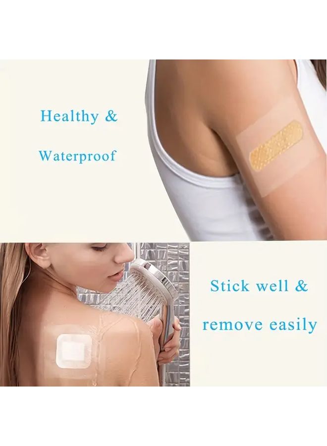 8 Rolls Transparent Waterproof Bandage Tape For Shower Swimming And Tattoo Protection - Image 4