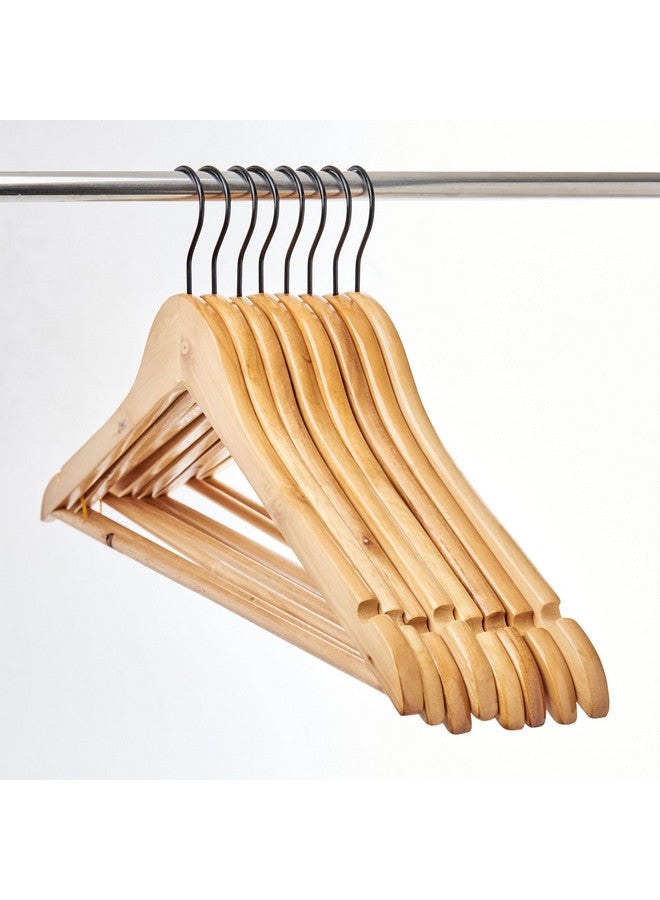 Home Centre Pacific Winston Set of 8 Wooden Clothes Hangers - Image 2