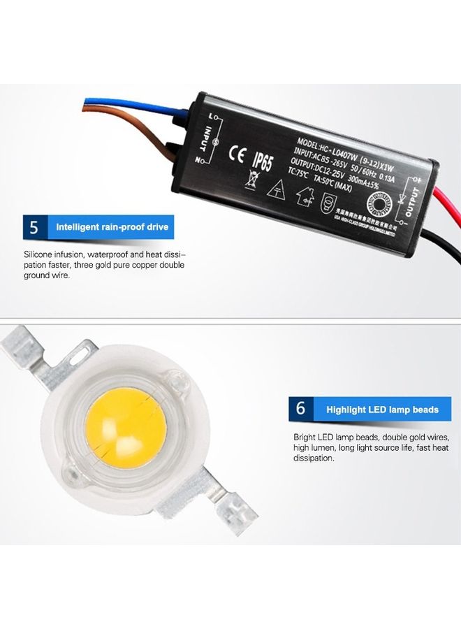 Loquat 24W LED Embedded Buried Lamp Light Blue - Image 4