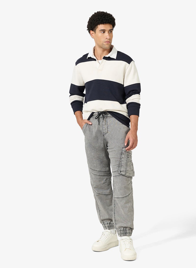 Ripples Men's Knit Denim Jogger - Image 2