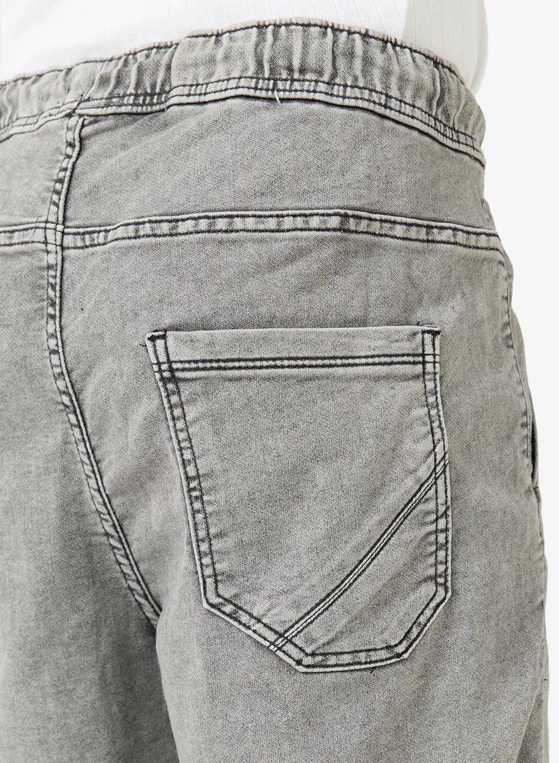 Ripples  Men's Knit Denim Jogger for Men | Best Price UAE