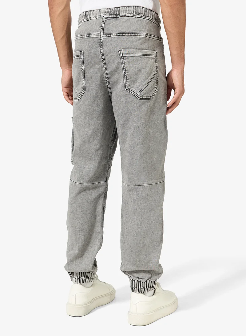 Ripples  Men's Knit Denim Jogger for Men | Best Price UAE