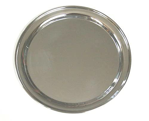 Libertyware 14 Inch Round Stainless Steel Serving Tray by Libertyware - Image 1
