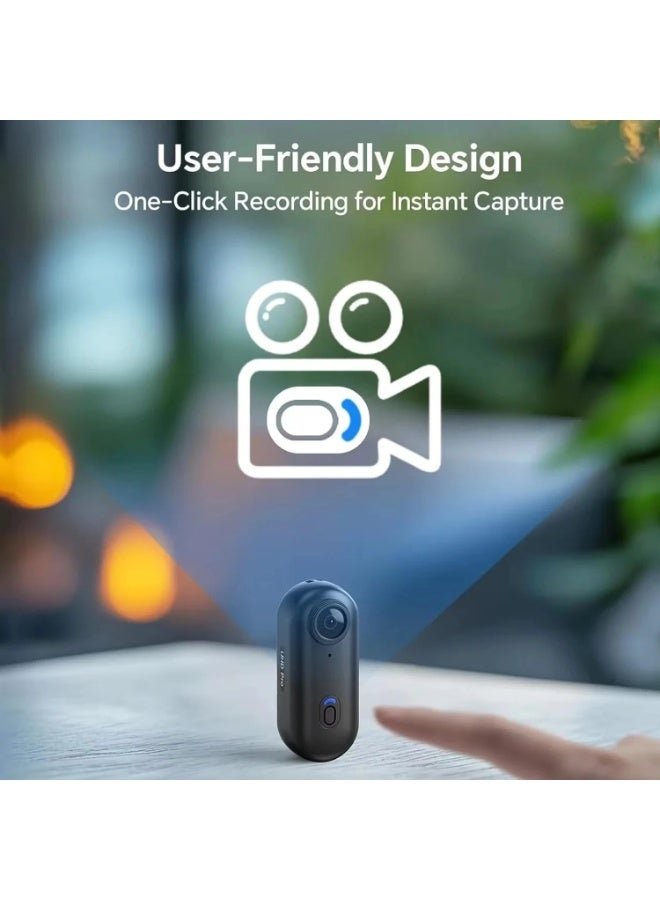 YD 4K UHD Wearable Mini Sports Action Camera with Magnetic Mount and Accessory Kit - Image 4