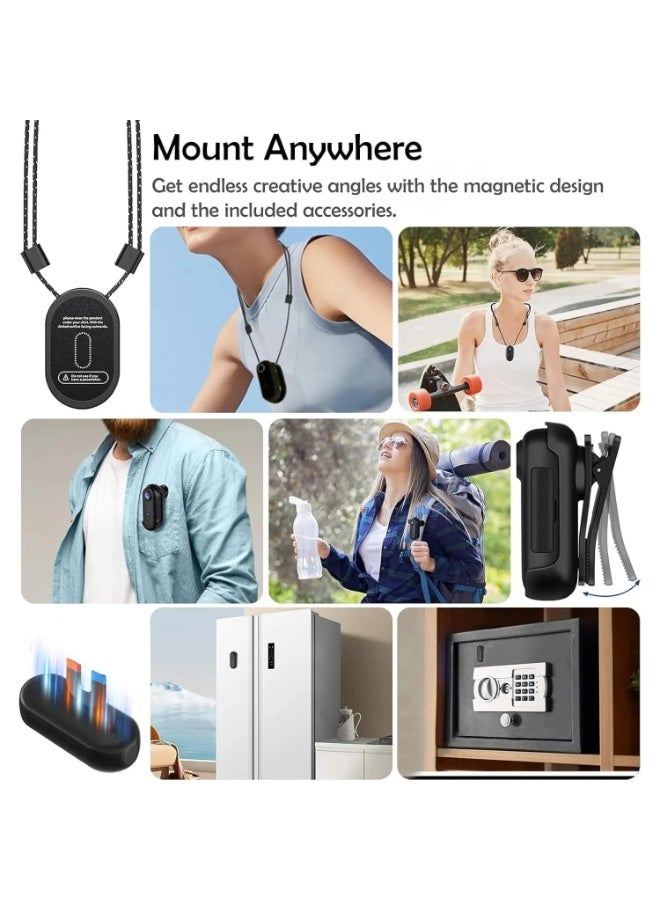 YD 4K UHD Wearable Mini Sports Action Camera with Magnetic Mount and Accessory Kit - Image 3