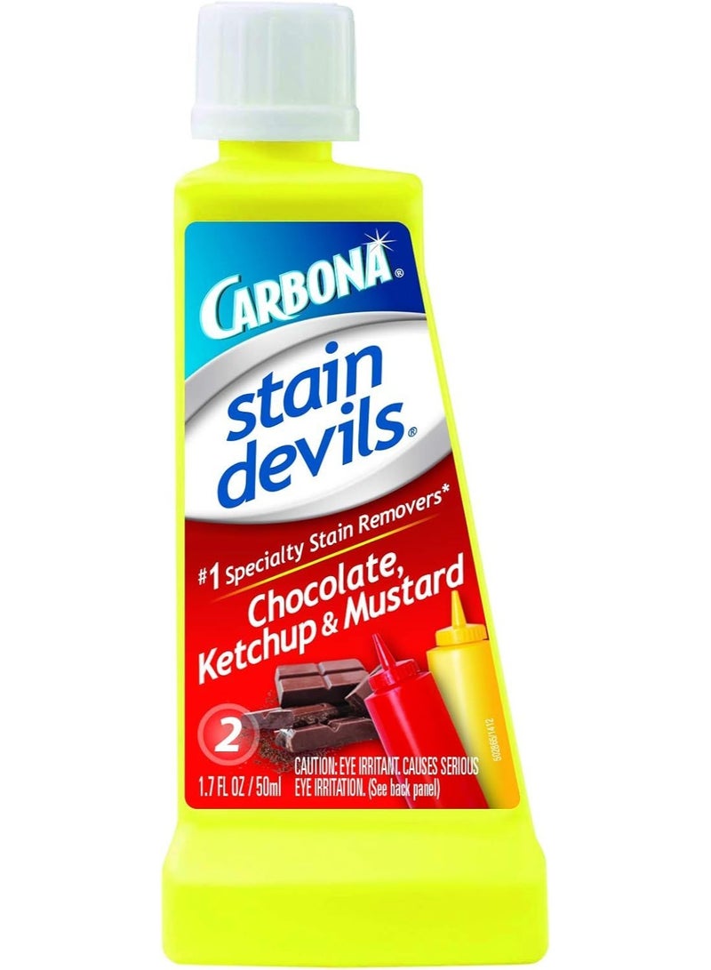 كاربونا مزيل بقع الشوكولاتة والكاتشب والخردل من ستين ديفلز ٥٠ مل - Image 1