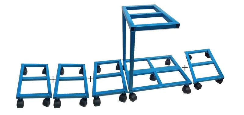 RAJCHIEF RAJCHIEF Metal Heavy Duty Super Quality Custom Inverter Battery Trolley with Twin Caster WheelsSuitable for All Type of Inverter Batteries 