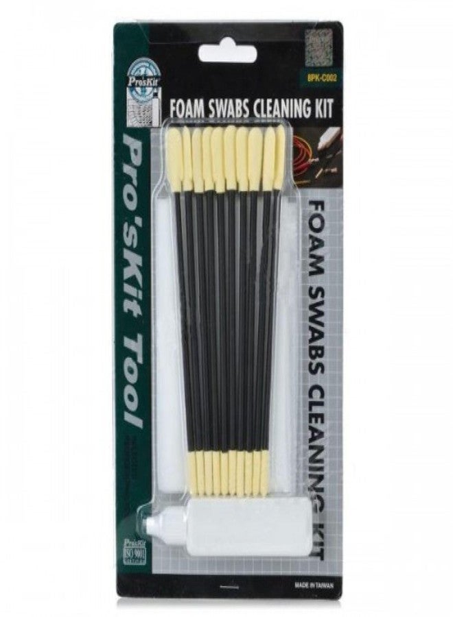 MX Cleaning Kit 10 Pcs 5.6 Inch Cleaning Swabs with Cleaning Liquid Multipurpose Cleanroom Foam Safe Cleaning Solution for Fiber Connectors, Printers, Scanners & Optical Network - Image 5