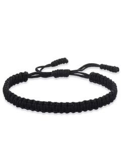 Generic Wristband Rope Bangle Bracelet Black  - Image 3