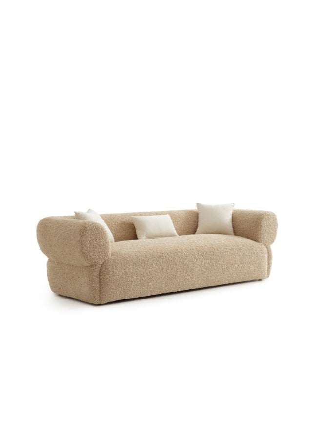 Baytonia Aria Three-Seat Sofa - Beige - Image 4