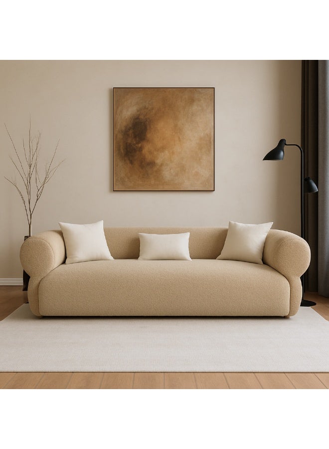 Baytonia Aria Three-Seat Sofa - Beige - Image 1