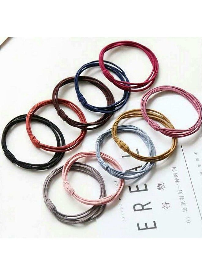 Mincer New Elastic Hair Tie Rubber Band Simple Girl - Image 5