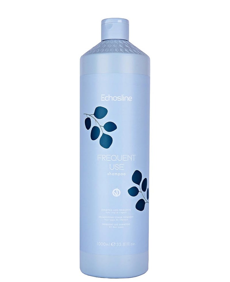Echosline Frequent Use Shampoo Vegan Formula for All Hair Types  1000 ml  338 floz