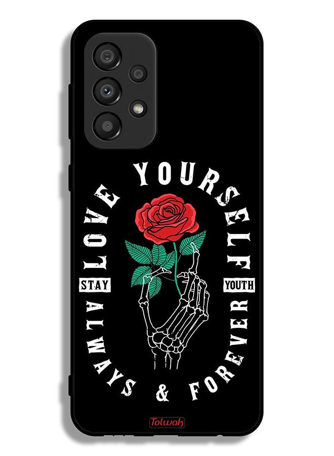 Tolwak Samsung Galaxy A33 5G Protective Case Cover Love Yourself Always - Image 1