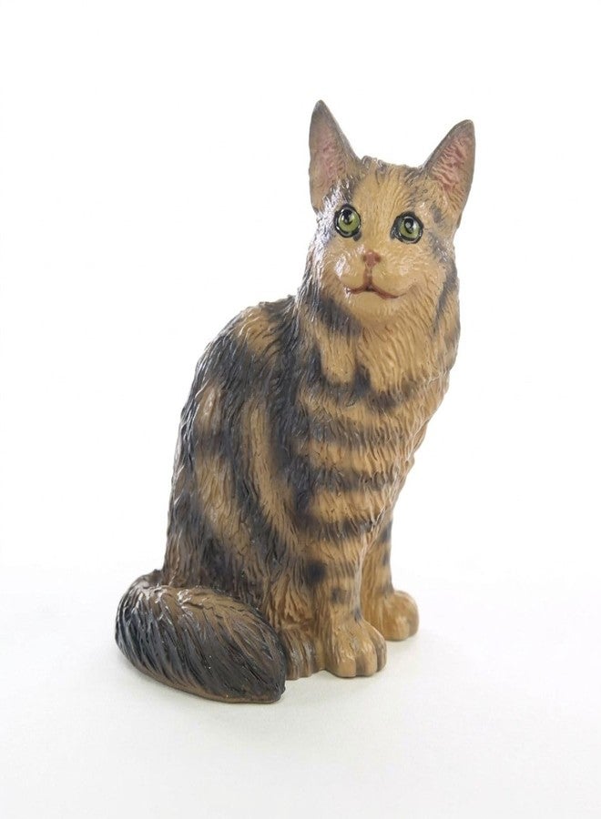 Conversation Concepts Maine Coon, Brown Tabby Tiny Ones Cat Figurines (2 in) - Image 1