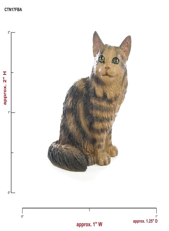 Conversation Concepts Maine Coon, Brown Tabby Tiny Ones Cat Figurines (2 in) - Image 3