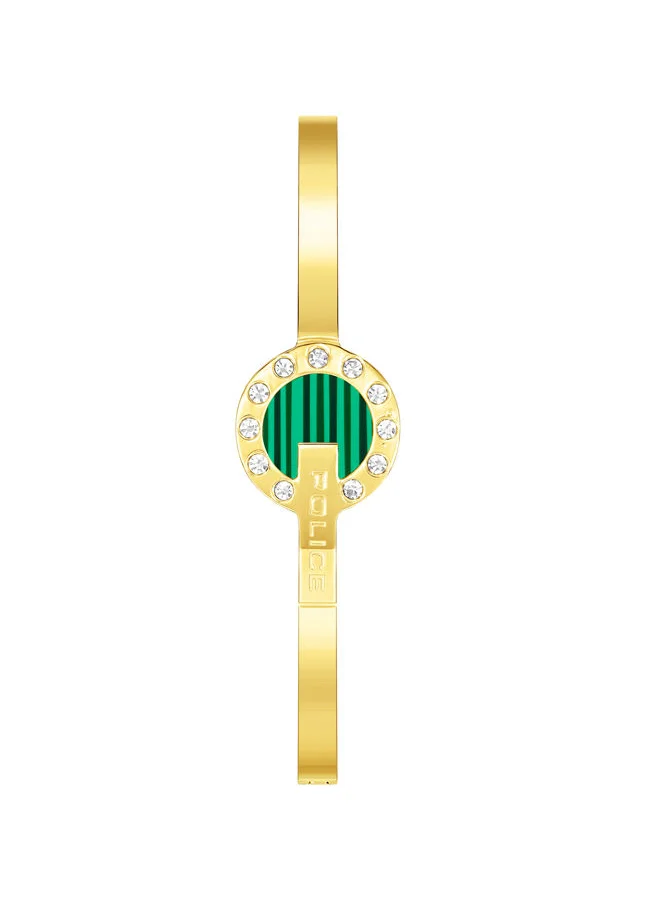 POLICE POLICE - Glossy Bangle for Women Gold Plating with Malachite - PEJLG0002507