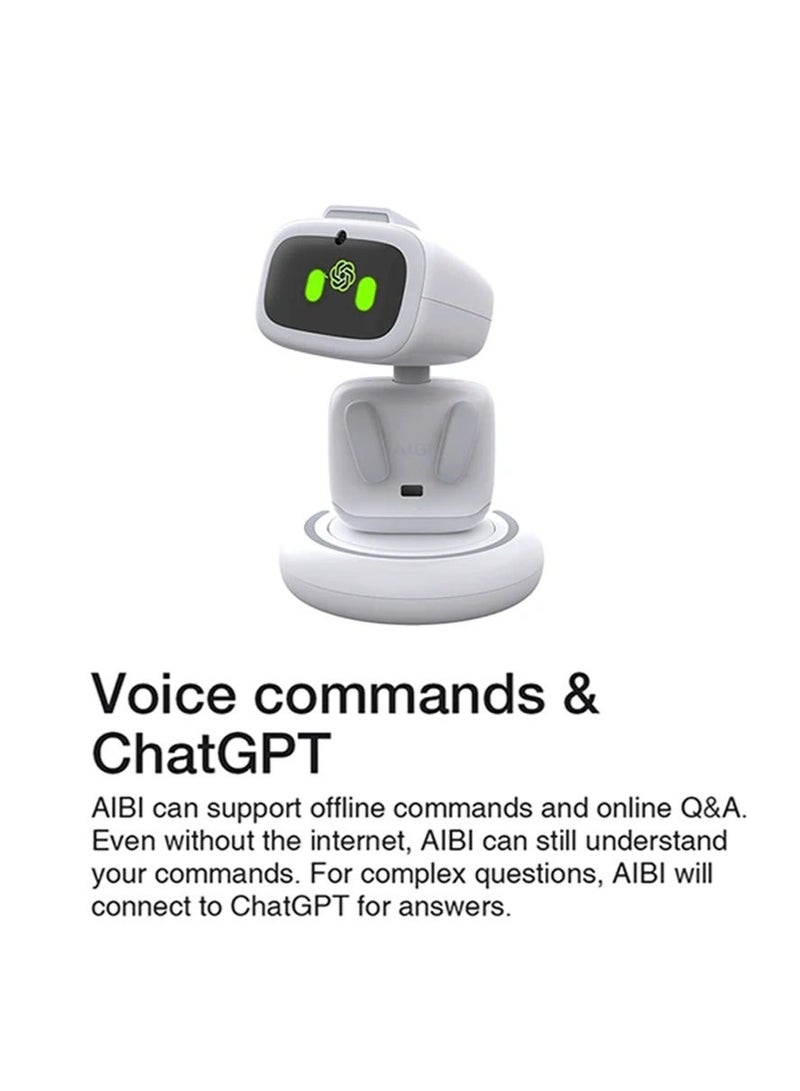 AIBI روبوت الجيب الذكي AI Pet Robot من AIBI - حيوان أليف صغير مزود بأوامر صوتية، وميزة التعرف على الوجه، وتحديثات الطقس، والتذكيرات، والمزيد. - Image 4