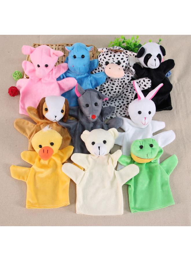 Bluejw 12 Zodiac Gloves Plush Hand Doll Chicken Finger Doll Small Toy 12 Zodiac Parent-child Cross-border Doll Wholesale  - Image 1